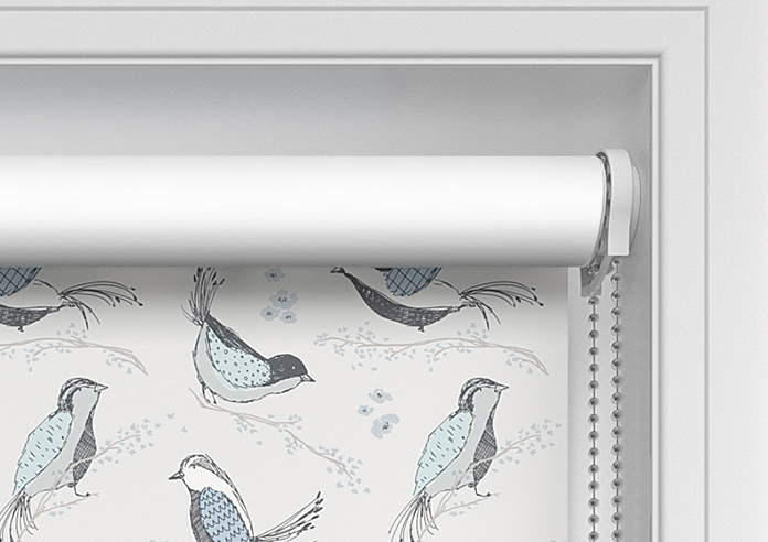 Bluebirds, Light Blue - Twist&Fit Roller Blind - Image 11
